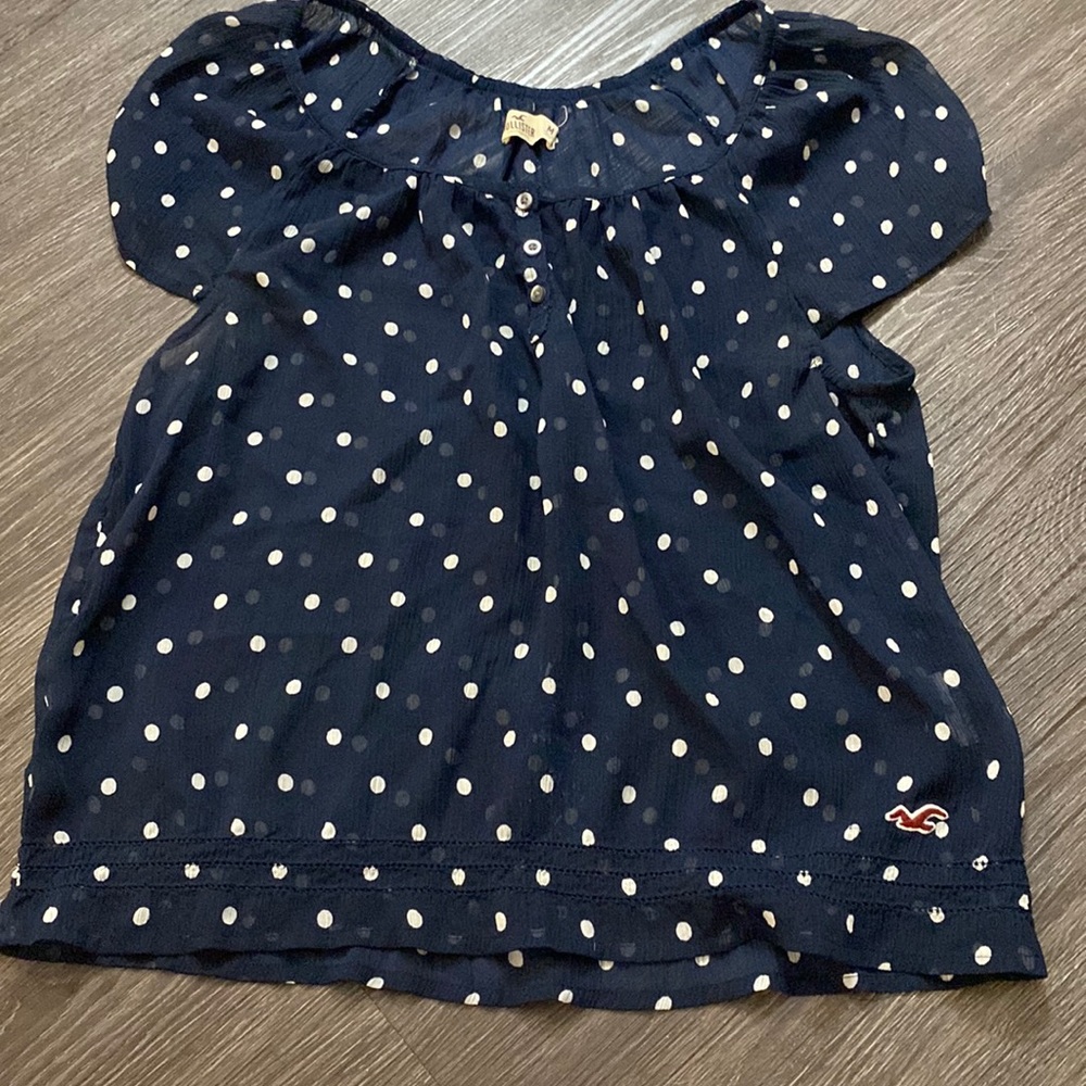 Hollister cropped shirt